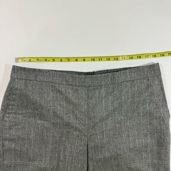 Lafayette 148 Fulston Glistening Pinstripe Trousers Wool Cashmere - Picture 9 of 9